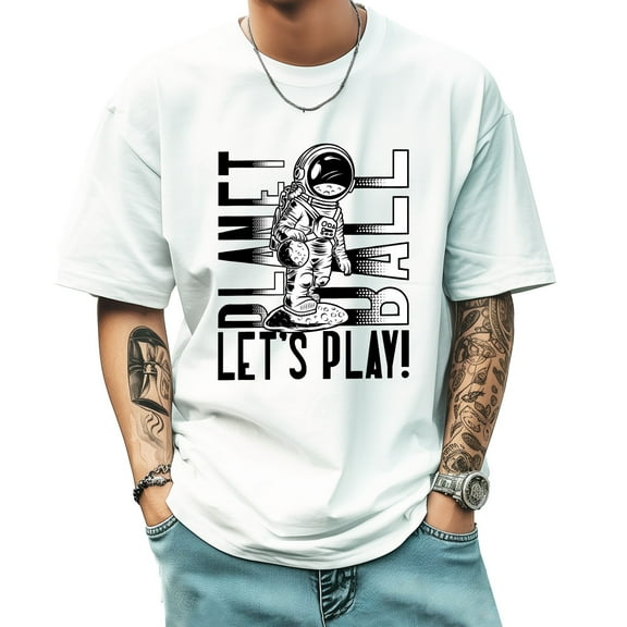 Graphic Tees for Men Summer New Print Casual Tee Fashion Trend Sports Shirt Select