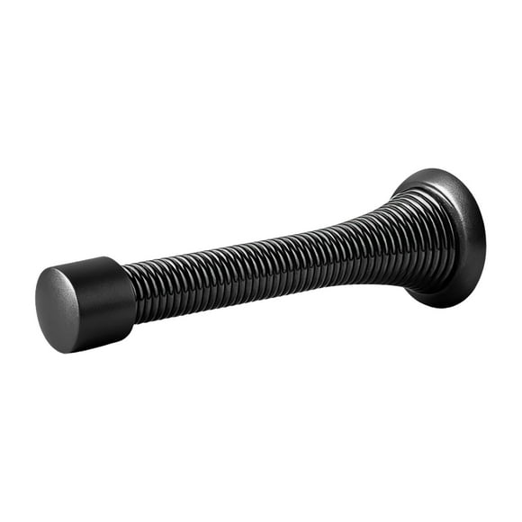 Noehoiugi Spring Door Stop Wall Protector With Rubber Tip – Oil Rubbed Bronze Spring Door Stoppers 1-Pack