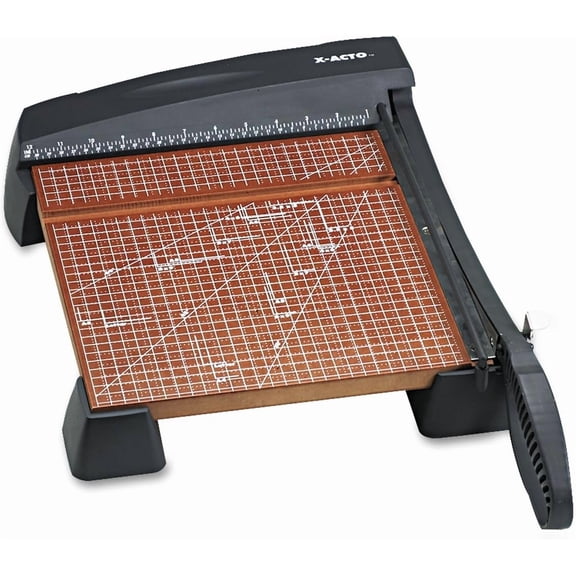 YouRanTerEPI26312LMR - X-ACTO Heavy-Duty Wood Base Guillotine Trimmer