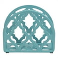thumbnail image 4 of Home Basics Lattice Collection Cast Iron Napkin Holder, Turquoise, 4 of 5
