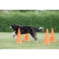 thumbnail image 4 of TRIXIE Dog Agility Hurdle Cone Set, Portable Canine Agility Training Set, 6 Exercise Cones with 3 Agility Rods, 4 of 9