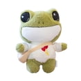 thumbnail image 1 of Visland Plush Doll Cartoon Interesting Expression Vivid Frog Plush Toy for Children, 1 of 8