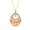 Rose Gold, variant on Silvermist Jewelry Harmony Necklace 18K Yellow Gold over 925 Sterling Silver | Everyday Jewelry for Women, Birthday Gift for Her