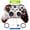 Blood Zombie, variant on eXtremeRate Solid White Replacement Faceplate Front Housing Shell with Thumbstick Accent Rings for Xbox One Elite Remote Controller Model 1698, Xbox One Elite Series 2 Core - Controller Not Included