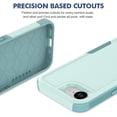 thumbnail image 5 of KOMI for iPhone 16e Case with HD Screen Protector, 10 FT Military Grade Drop Protection, Anti-Slip Phone Case, Mint Green (PC) + Mint Green (TPU), 5 of 8