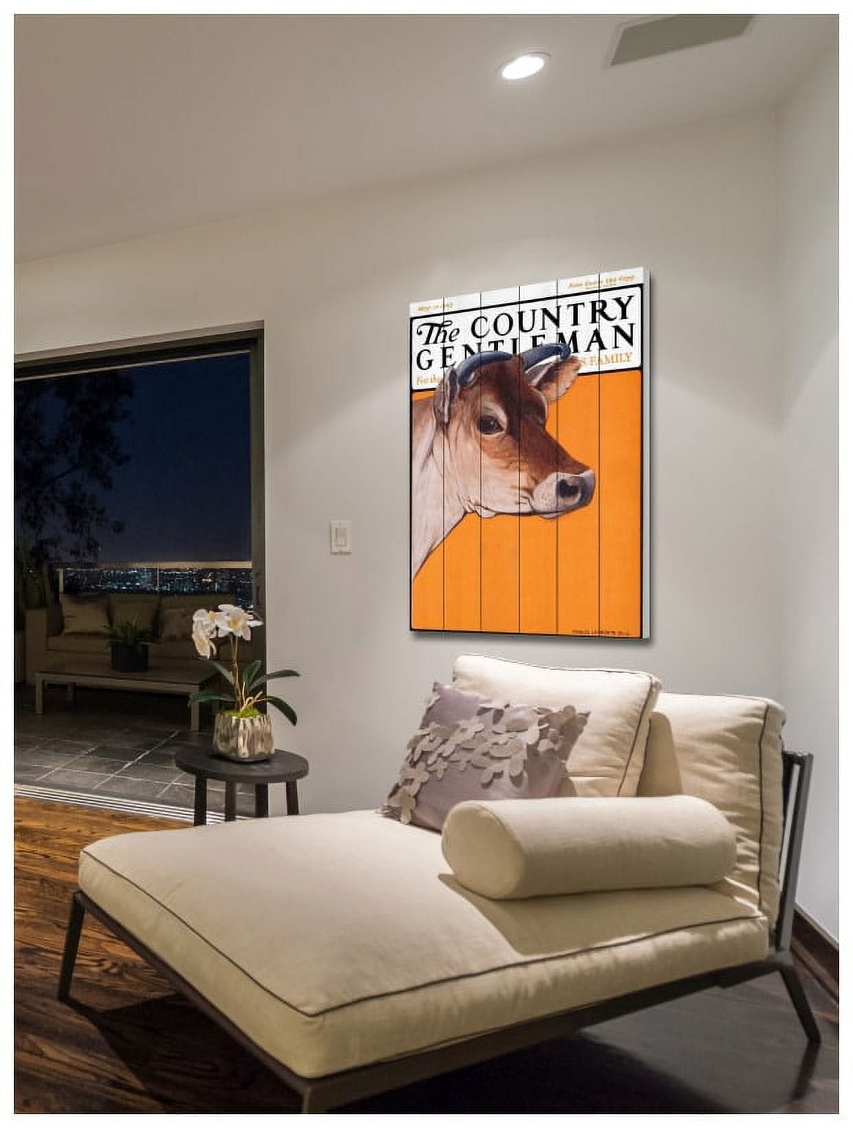 Marmont Hill "CG Calf" Painting Print on White Wood