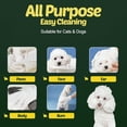 thumbnail image 3 of Petazy XL Thick Dog Grooming Wipes, Lavender Scented, Hypoallergenic Cleaning and Deodorizing, Paws Butt Ears Eyes, 400 Count with 4 Pet Gloves, 3 of 8