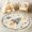 Color 3, variant on Washable Non Slip 6ft Round Rug, Pastel Bow Striped Soft Colors Circle Area Rugs with Tassels Carpet for Nursery Bedroom Living Room Playroom Tent Rug Tent Castle