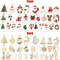 thumbnail image 3 of Christmas Charms Collection, 30 Pieces Gold Plated Enamel Christmas Tree Santa Claus Snowflake Socks Charm Metal Pendant for DIY Jewelry Making Necklace Bracelet Earring, 3 of 7