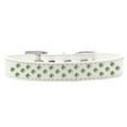 thumbnail image 5 of Dog, Puppy  Pet Fashion Collar, "Lime Green Crystal Sprinkles", 5 of 6