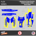 thumbnail image 2 of Kalair GFX Graphics Kit for Husqvarna TX300, FX350, and FX450 (2019-2022) Flex Series, 2 of 5