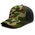 thumbnail image 2 of Camouflage Baseball Cap Adjustable Size – Stylish Spliced Design Trucker Hat, Dad Hat with Full Print Front & Brim, Breathable Cotton Blend Snapback for Sports, Travel & Daily Wear, 2 of 3