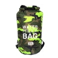 thumbnail image 1 of Sonducket Bolsa de natación impermeable de 15/20L/30L, de saco seco, colores de camuflaje, pesca, canotaje, kayak, almacenamiento, bolsa de Deportes acuáticos camuflaje verde 23x63cm, 1 of 6