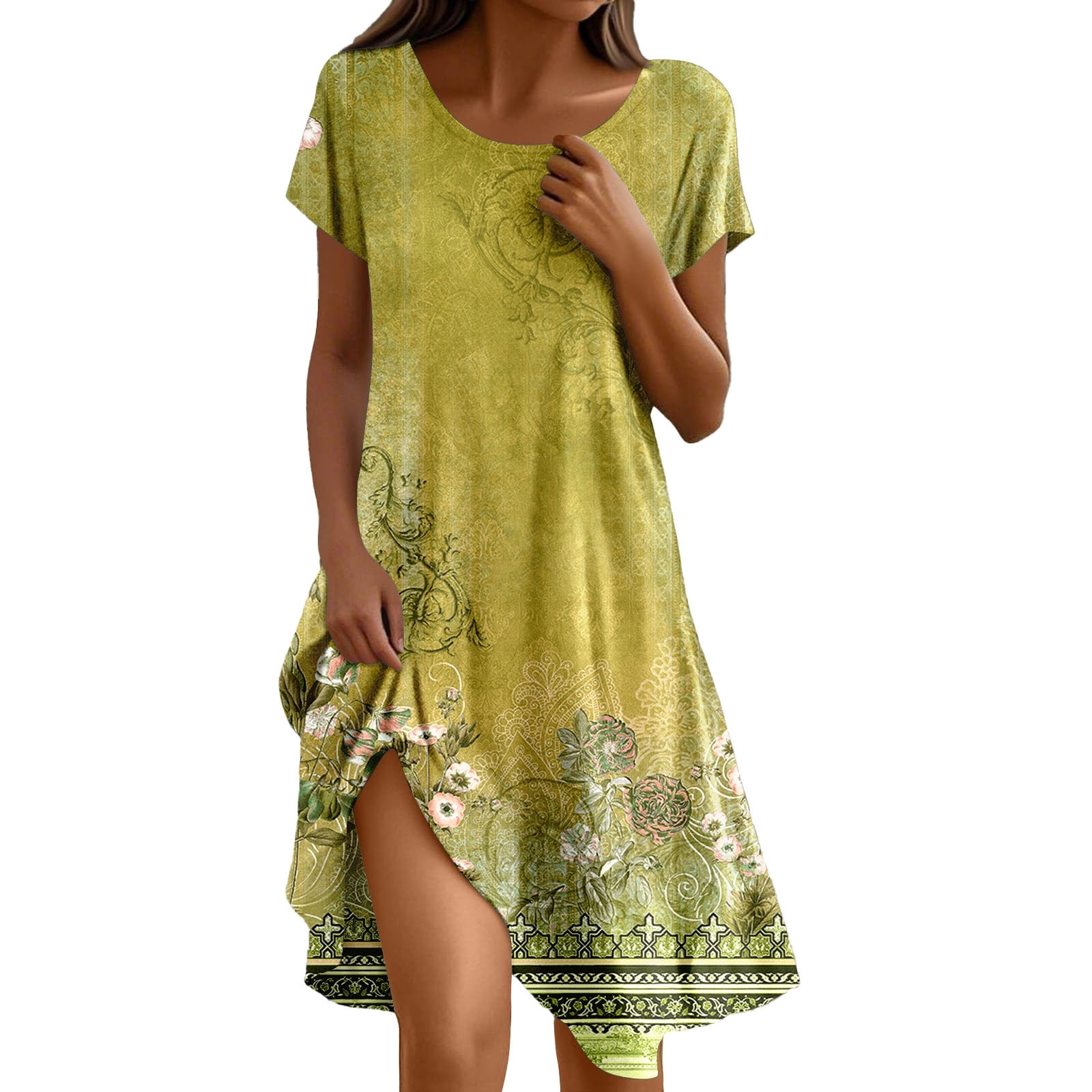sachin and babi light blue dress Sexy Middle Waist Printed Milk Silk Elegant Casual Plus Size Women Dresses  Ladies Skirts - Buy China Wholesale Elegant Casual Dresses $7.6 main image 0