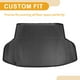 thumbnail image 3 of Tapete de forro de carga trasero Unique Bargains para Honda Civic Sedan 5 Asientos 2016-2021, TPE Negro, Patrón de rayas verticales antideslizante, 3 of 7