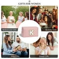 thumbnail image 6 of YOOLIFE Personalized Gifts Monogram Makeup Bag, Travel Makeup Bag Cosmetic Bags for Women Makeup Organizer Bag Pink Makeup Bag Gifts for Women Girls, 6 of 7