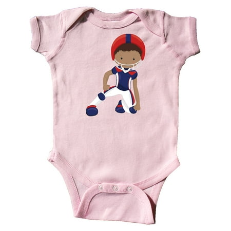 

Inktastic African American Boy Cute Boy American Football Gift Baby Boy Bodysuit