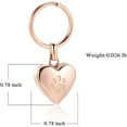 thumbnail image 2 of Paw Print Cremation Urn Keychain for Pet Ashes, Cremation Jewelry Memorial Urn Keyring Ash Holder for Pet, 2 of 6