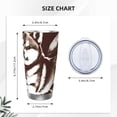 thumbnail image 4 of Daiia Vintage Husky Dog Printed 20oz Insulated Coffee Cup with Straw Topper, Fully Spill Proof Travel Coffee Mug, Stainless Steel Tumbler for Work Home Outdoor Car-Without Straw, 4 of 8