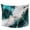 Aque, variant on Marble Navy Blue Tapestry for Bedroom Wall Hanging Tapestry, Abstract Gold White Brick Stone Motif Ceiling Backdrop Tapestries Poster Blanket Wall Decor for Teens Room Living Room Dorm 51" x 59"