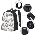 thumbnail image 4 of Daiia Cute French Bulldog Backpack for Men and Women -Durable Backpack Large Capacity, Water-Resistant Bag with Adjustable Straps and Laptop Compartment, 4 of 9