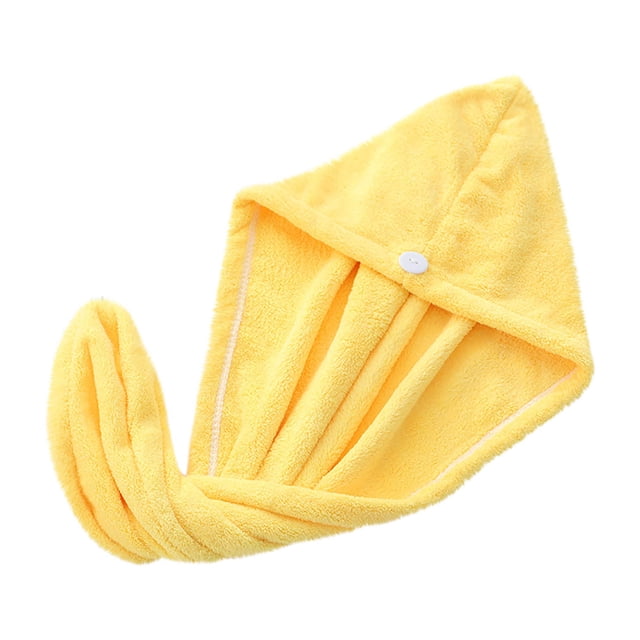 Xihbxyly Toalla de Terciopelo Coral para El Cabello, Gorro de Secado Rápido, Súper Absorbente para Cabello Largo, Microfibra Suave, Cómoda para Baño, Maquillaje, Uso Doméstico y de Viaje, Cierre de S