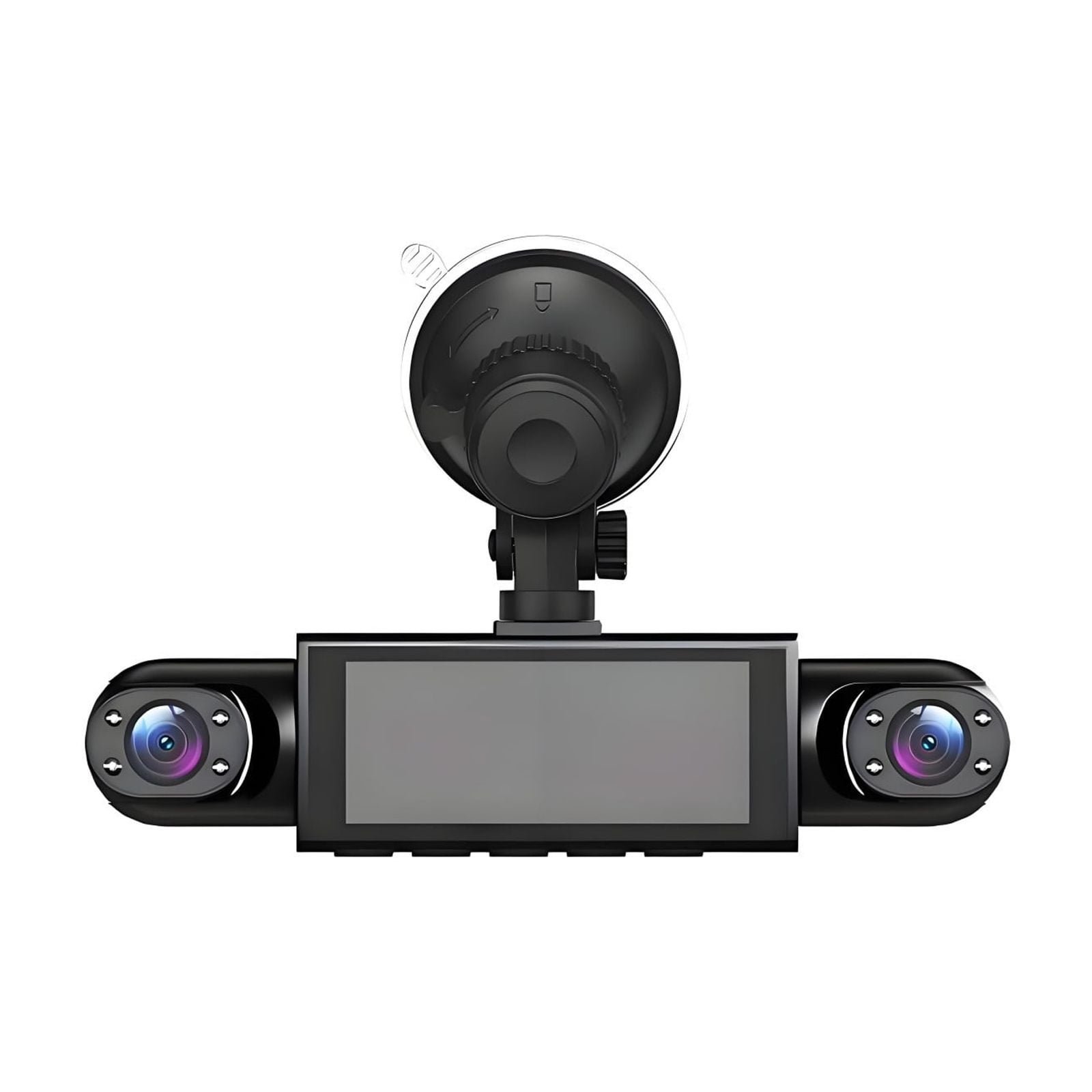 Kchsji Full View Car Dashcam 360° 4-Channel 1080P Full HD Recording Infrared Night Vision G-Sensor Loop Recording Plug-In Power For Vehicles Taxi Fleet Family Driving Safety Protection