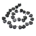 thumbnail image 2 of 1strand Natural Black Beads Strands Teardrop 12~20x5~15x3~7mm Hole: 0.8mm 24pcs/strand 15.04''(38.2cm), 2 of 3