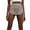 Khaki, variant on yunLCZ Pants for Women High Waisted Women's White Mini Skirt Side Drawstring Stretchy Ruched Bodycon Short Mini Skirt