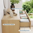 thumbnail image 6 of M optimized Fluted 7 Dresser for Bedroom, 47" Wide Modern Dresser with Gold Handle, Closet Dressers with Drawers for Living Room, Hallway, Entryway, 6 of 8