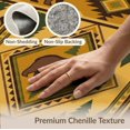 thumbnail image 6 of ODIKA 8'x10' Washable Area Rug Cabin Border Livingroom Neutral Motif Large Wildlife Southwestern Playful for Dining Room, Office, Lounge, Non-Slip Chair-Friendly Mat, 6 of 7