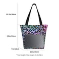 thumbnail image 4 of Kdxio Rainbow Animal Skin Women Reusable Grocery Bags Foldable Ripstop,Reusable Shopping Bags for Shopping,Gym,Gift, 4 of 7