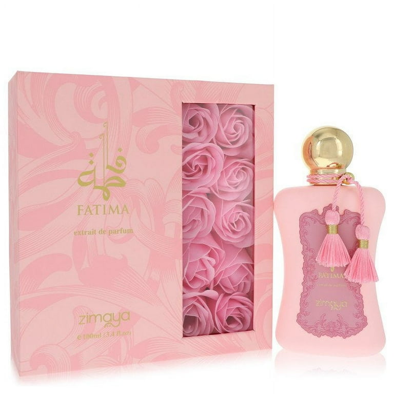 Zimaya Fatima EDP Spray 3.4 oz, Rhubarb, Rose, Vetiver, Long