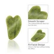 Pinkiou Jade Roller For Face and Gua Sha Facial Tools Facial Massage Skin Care Tool Set for Removal of Wrinkles & Eye Puffiness, Anti-Aging & Body Relaxation