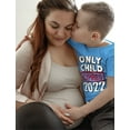 thumbnail image 2 of Funny Only Child Expires 2022 Brother Sister Siblings Toddler Kids T-Shirt 3T Black, 2 of 6