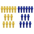thumbnail image 3 of Almencla 26Pcs Table Soccer Men Player Football Player Birthday Indoor Table Game Toy Yellow Blue, 3 of 8