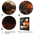 thumbnail image 3 of Designart "Storm Raging SPIRAL III" Nautical & Beach Floater Framed Wall Art Print, 3 of 7