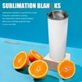thumbnail image 3 of Gobelets de Sublimation 20 Oz Minces Droits, Acier Inoxydable Vierges de Sublimation Gobelet Mince, avec Couvercle et Paille, Lot de 4, 3 of 8