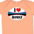 thumbnail image 4 of Inktastic I Love Rugby Sports Ball Boys or Girls Baby Bodysuit, 4 of 5