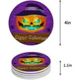 thumbnail image 1 of FMSHPON Halloween Pumpkin Set of 4 Round Coaster for Drinks, Absorbent Ceramic Stone Coasters Cup Mat with Cork Base for Home Kitchen Room Coffee Table Bar Decor, 1 of 6