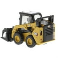 thumbnail image 3 of CAT Caterpillar 242D3 Wheeled Skid Steer Loader w/Work Tools and Operator Yellow 1/50 Diecast Model by Diecast Masters, 3 of 5