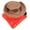 Coffee, variant on NFTIGB Bearded Dragon Cowboy Hat and Bandana Set, Halloween Reptile Costume Cap with Removable Bib, Perfect Apparel for Lizard Hamster Small Animal Pet Cosplay Accessories, Coffee (3.54 in / 9 cm)