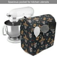 thumbnail image 2 of Mexican Stand Mixer Cover, Detailed Floral Sugar Skulls with Sombrero Hats Chili Peppers and Guitars, Kitchen Appliance Organizer Bag Cover with Pockets, 5 Quarts, Multicolor, by Ambesonne, 2 of 4