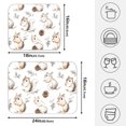 thumbnail image 2 of Ryvnso Squirrels Cute Dish Drying Mat for Kitchen Countertop 18x24 Large Dish Pad Drainer Rack Dish Sink Mats, 2 of 7