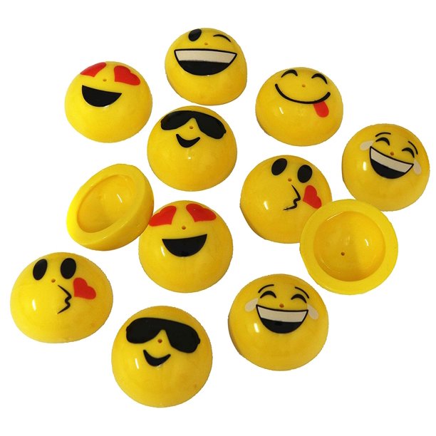 Emoji Poppers Pack Of 12 Party Popper Toys, Emoji poppers pack of 12 in