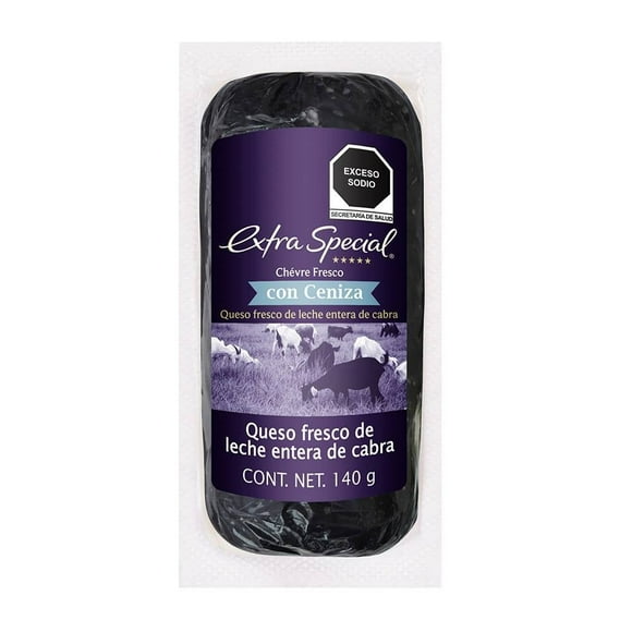 Queso de cabra Extra Special ceniza 140 g