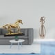 thumbnail image 2 of Figura de caballo,Figura coleccionable de caballo en miniatura,Adorno de caballo de resina,estatua de animal,decoración para el hogar,Miniatura de pareja,Miniatura de una pareja abrazándose, 2 of 8