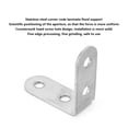 thumbnail image 3 of 90 Degrees Laminate Connector, 8pcs Thick Stainless Steel Corner Code Right Angle Bracket Laminate Connector Joint Bracket, 3 of 8