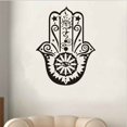 thumbnail image 2 of Palm Mandala patrones etiqueta de la pared PVC extraíble calcomanía de pared sala de estar dormitorio papel tapiz decorativo tholdsy HA6593-02B, 2 of 4