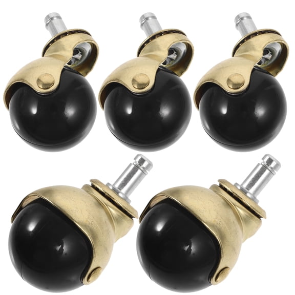 5 Pcs Castor Wheels Swivel Trolley Furniture Casters